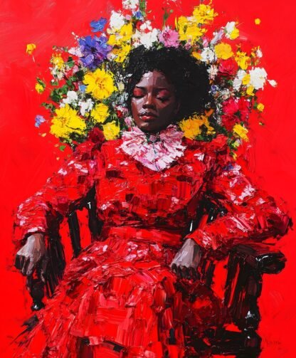 Red Elegance in Bloom